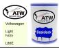 Preview: Volkswagen, Light Ivory, L80E: 500ml Lackdose, von ATW Autoteile West.